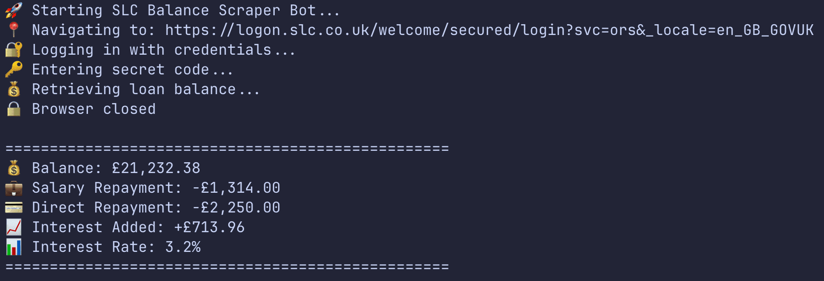 Student Loan Checker